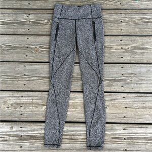 Lululemon Athletica Black and Gray Leggings